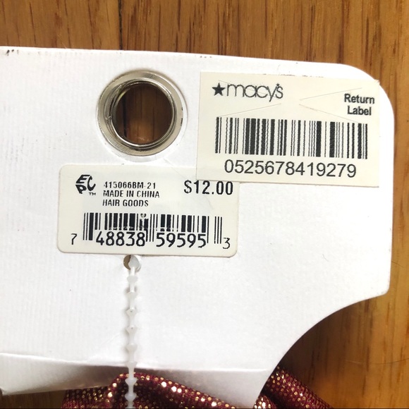 GUESS Metallic Twisted Stretch Headband NWT - Picture 6 of 6